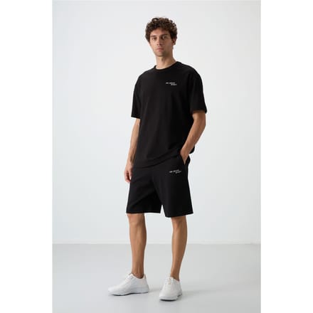Oversized T-shirt met Korte Mouwen en Shorts Set