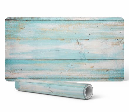 Antislip gamingmuismat van pastelkleurig hout, 100x50 cm