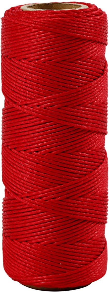 Creativ Company Bamboekoord 1 mm Rood 65 m