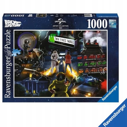 Ravensburger Puzzel 1000 Stukken - Terug naar de Toekomst