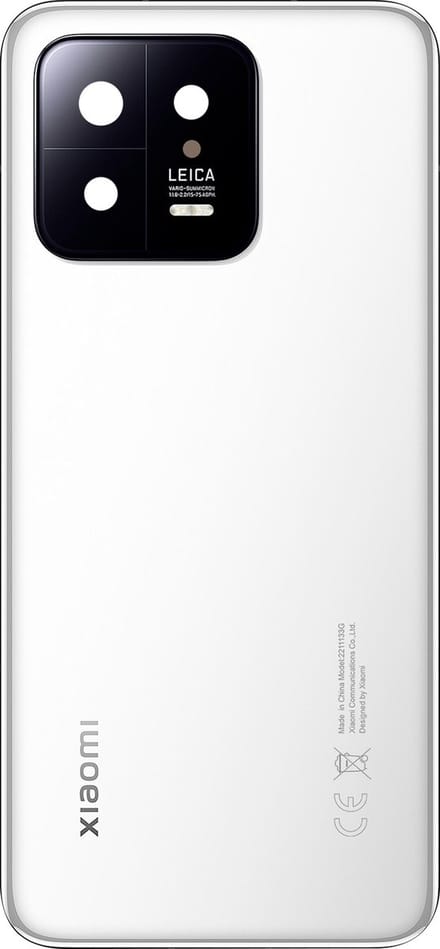 Xiaomi, Batterijdeksel Geschikt voor Xiaomi 13 origineel Service Pack, Wit