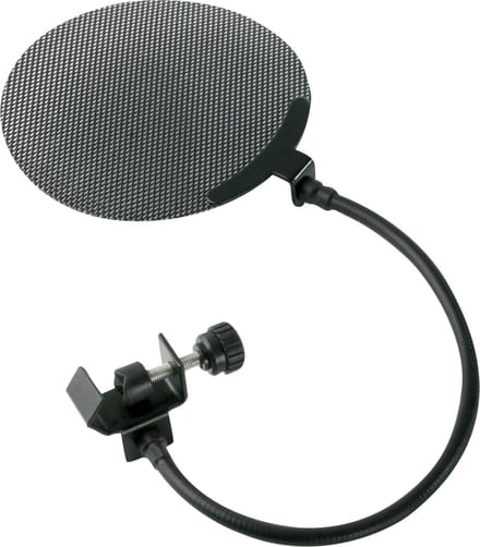 Fame PF 130 plopkap metaal 130mm met zwanenhals en klem - Pop filter