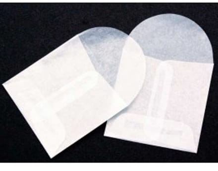Pergamijn Envelopjes 5,5x5,5cm (100 stuks) | pergamijn zakjes | glassine zakjes