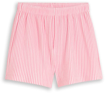 Tom Tailor - Korte broek met streepmotief - Maat 104/110 - vertical pink white stripe