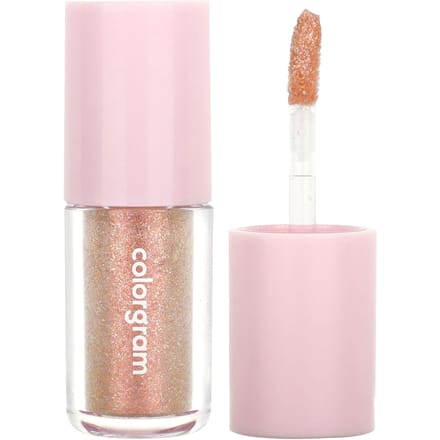 Colorgram, ombre à paupières Milk Bling, 13 finition rose printemps, 3,2 g (0,11 oz) white
