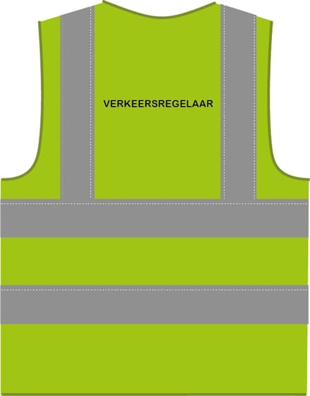 Verkeersregelaar hesje RWS limoengroen