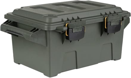 Fosco industries outdoor/tuin opberg box - waterdicht - groen - 30 liter - 47 x 30 x 21 cm - kunststof