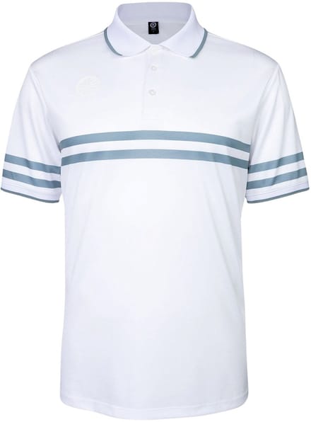 The Indian Maharadja Printed Stripe Polo Heren - Maat M