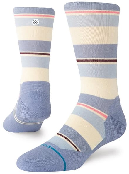 Stance dames freshtek infiknit run sokken milo light crew blauw & geel