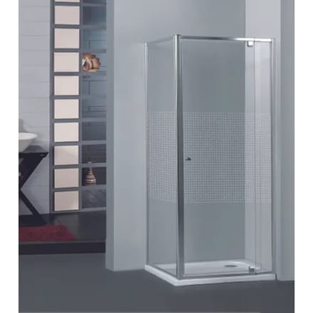 Allibert Vaste Wand Priva Universeel 80x190cm Kleine Vierkantjes