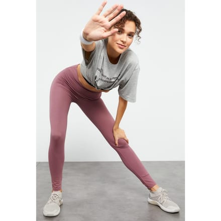 Hoge Taille Katoenen Elastaan Leggings
