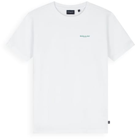 Ballin Amsterdam - Jongens Regular fit T-shirts Crewneck SS - White - Maat 6