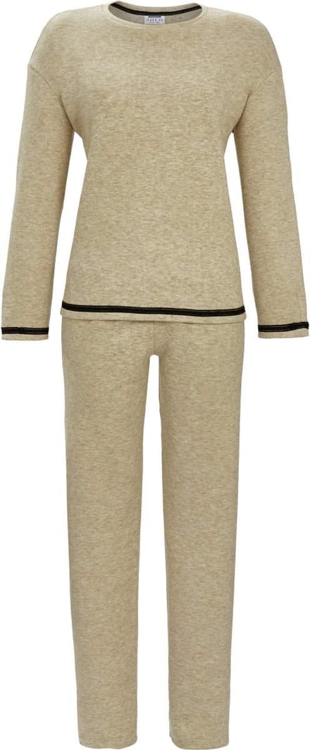 Gebreide beige pyjama Ringella - Beige - Maat - 40