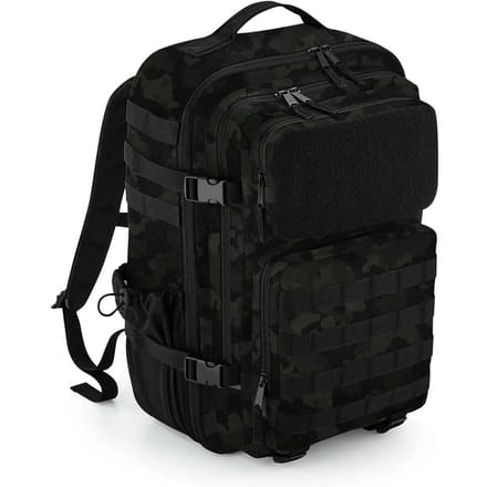 BagBase MOLLE Tactical 35L Backpack BG850 - COMBAT CAMO - 31 x 48 x 24 cm