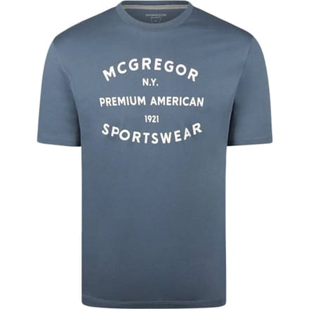 McGregor T- Shirt Premium Medium Blue Taglia: S | T-shirt stampate Outlet | Uomo | Blu