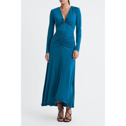 Reiss Jersey V Neck Maxi Dress — Midi Größe: 4 | Maxikleider Outlet | Damen