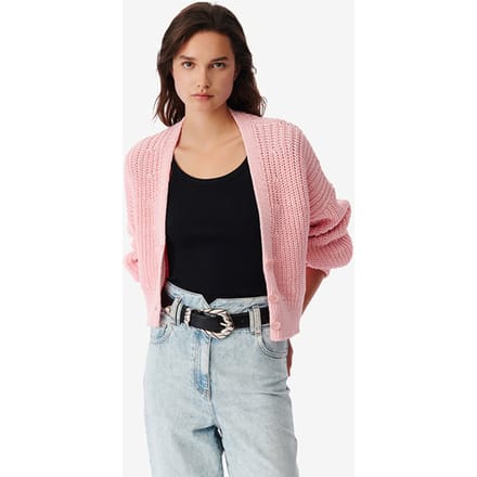 IRO Paris Uberta Cardigan In Candy Pink Maat: XS | Cardigans Outlet | Dames | Roze