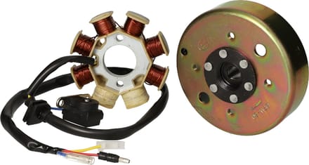 Mezoly ontsteking compleet GY6 50cc 4 Takt (2 pins stekker)