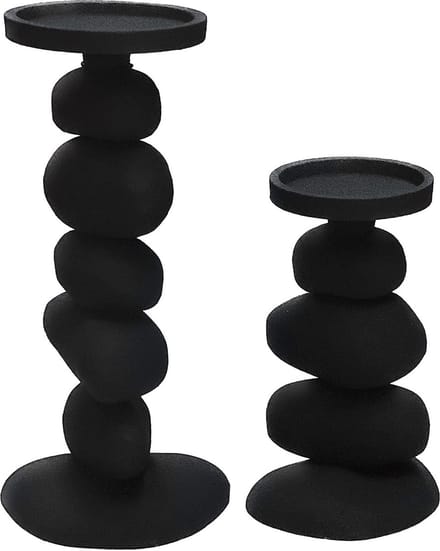 VTW - Kandelaar - Carepa black - set van 2