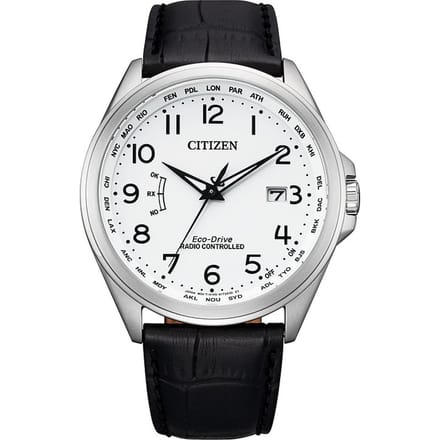 Citizen  CB0250-17A Horloge - Leer - Zwart - Ø 43 mm