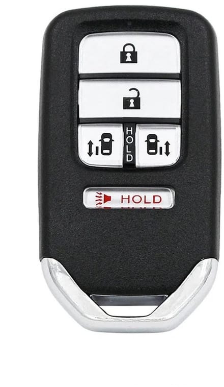 XEOD Autosleutelbehuizing - sleutelbehuizing auto - sleutel - Autosleutel / Smart key geschikt voor Honda Pilot - CRV 4 knops