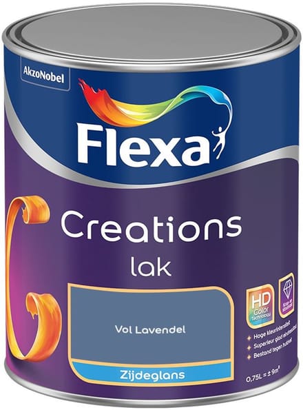 Flexa - Creations Lak Zijdeglans - Vol Lavendel - Mengverf - 750 Ml