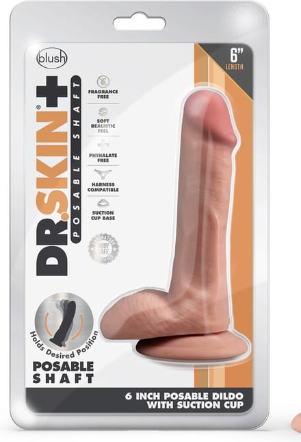 Realistische Dildo Blush Dr Skin TPE Ø 3,5 cm (12 cm) (16,5 cm)