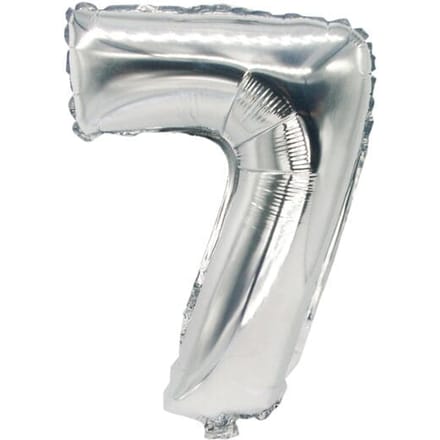 Papstar 86837, Speelgoed ballon, Polyethyleentereftalaat (PET), Zilver, Aantal, 200 mm, 350 mm