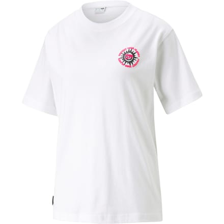 Puma Downtown Relaxed Graphic T-shirt Dames Wit K002
