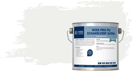 Wixx PRO PU Schakelverf Satin - 20L - RAL 9016 | Verkeerswit