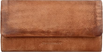 Jack Kinsky Nassau 513 Leren Portemonnee 19 cm - Dames - Horizontaal - cognac