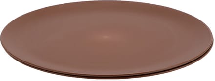 Travellife Nova Camping Dinerbord ø25,5cm cacao 2 stuks