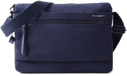 Hedgren Eye Medium Dames Crossbodytas met RFID-bescherming – Middelgroot – Ribfluweel Peacoat Blue