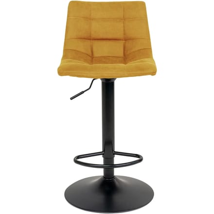 Microvezel barstoel met zwarte poten House Nordic Middelfart
