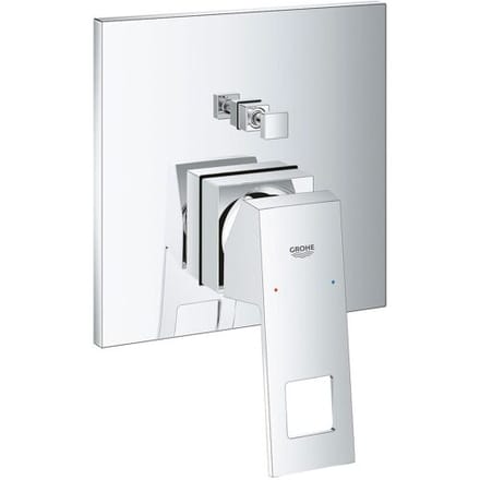 GROHE Eurocube inbouw douchekraan - Douchemengkraan - Douche/Bad omstelling - Chroom