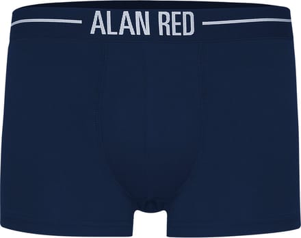 Alan Red Short Boxer Navy Size S