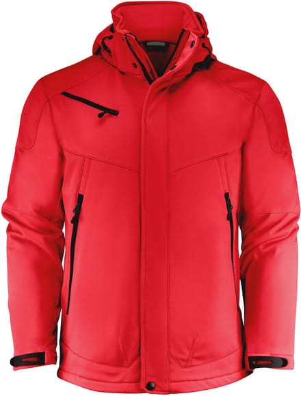 Printer JACKET SOFTSHELL SKELETON 2261035 - Rood - M