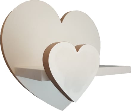 Moliland EKSTRA L Elegance - Wandrek - MDF - Wit - Scandinavisch Design