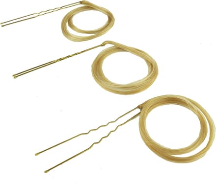 3x Balmain Elegance Finish Accents Champagne haar Styling clip extensions