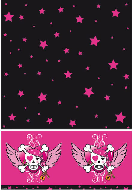 Pink Pirate Girl Tafelkleed - 130x180 cm