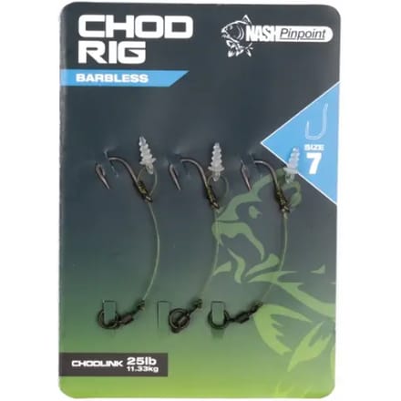 Set van 6 haken Nash TT chod rig