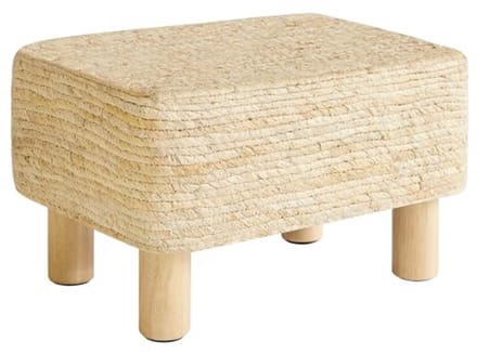 Beige Voetenhocker voor Comfort en Stijl