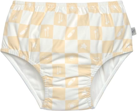 Lässig Zwemluier - Check Pattern Vanilla/Sea Salt - Maat 86