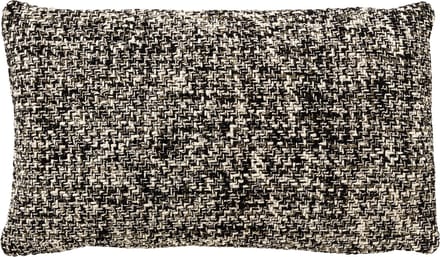 PHILIPPE | sierkussen 30x50 cm | Raven | zwart | Hoii | met duurzame kussenvulling