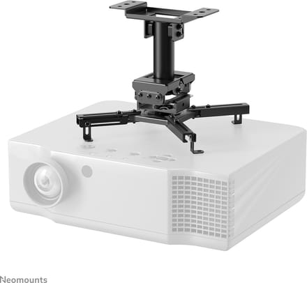 Neomounts CL25-530BL1 Plafondbeugel voor beamer Plafondhouder, Roteerbaar, Kantelbaar, Zwenkbaar Zwart
