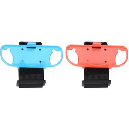 2 STUKS Danspolsband Polsband Armband Klein Handvat Voor Iplay NS Switch blue