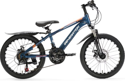 Generation M-760 mountainbike 20 inch - Blauw - Spatborden