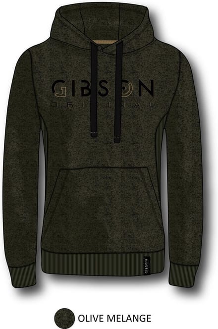 Gibson heren sweater olijfgroen melange - maat XXL