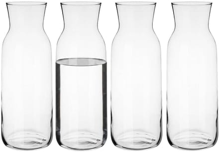 Glasmark Waterkan - 4x - 1L - glas - waterkaraf - schenkkan