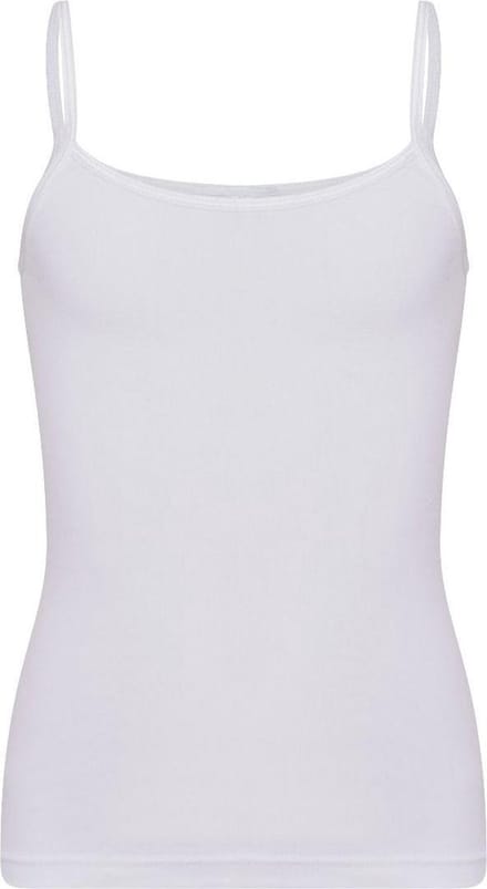 Beeren Bodywear Meisjes Singlet 1-PACK (PA) - Wit - Maat S
